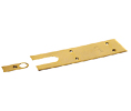 CRL J7020CPPB Cover Plates for Jackson 900 Series Floor Mounted Closer, Polished Brass