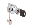 CRL LK38 Cylinder Lock for 1/4" Glass, Chrome