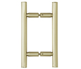 CRL LP6X6BBRZ Brushed Bronze 6" Ladder Style Back-to-Back Pull Handle