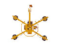 CRL MRT411LDC Wood's 700 Pound Load Capacity Manual Rotator/Tilter Lifter