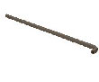 CRL PR0342272 Astral Push Bar for 72" Door - Bronze