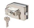 CRL PTH25PS Glass Mounted Patch Lock, Polished Stainless Steel