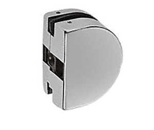 CRL PTH26BS Glass Mounted Patch Lock Keeper, Brushed Stainless Steel