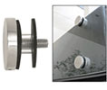 CRL RCAP2BS 2" RSOB Replacement Standoff Flat Cap Assembly 316 Brushed Stainless Steel