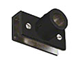 CRL S13MBL Adjustable Slim Line Glass Mount Fitting - Matte Black