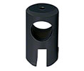 CRL S7MBL Movable Bracket for 3/8" Glass - Matte Black