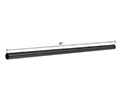 CRL S80MBL 80" Support Bar Only - Matte Black