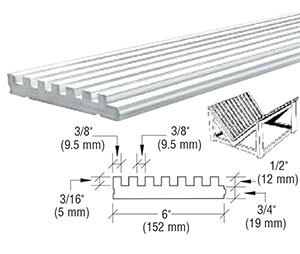 CRL SFPVC PVC Slot Rack Flooring