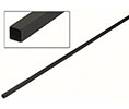 CRL SQ59MBL 59-1/16" (1.5 m) Square Bar - Matte Black
