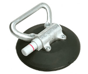 CRL W6250 Wood's Powr-Grip 6" Rigid Handle Flat Materials Vacuum Cup