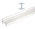 CRL CL0N10 Clip-On Seals - 180˚ In-Line 2 way - for 10 mm Glass