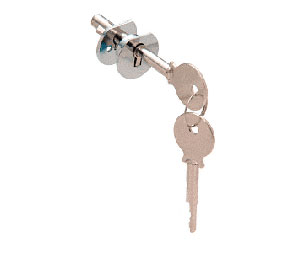 CRL D802C Randomly Keyed Universal Plunger Lock - Chrome