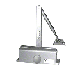 CRL DC51A CRL ANSI Grade 1 Size 1 Light Duty Surface Mount Door Closer - Aluminum