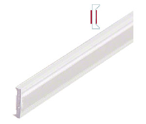 CRL EZCE10 Clear Copolymer Strip for Abutment Joints - 3/8" (10 mm) Tempered Glass