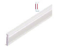 CRL EZCE12 Clear Copolymer Strip for Abutment Joints - 1/2" (12 mm) Tempered Glass