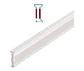 CRL EZCL128 Clear Copolymer Strip for 90 Degree Glass-to-Glass Joints - 12.8 mm Laminated Glass