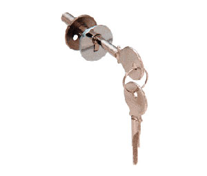 CRL LK16KA Lock for Cabinet Sliding Glass Door - Keyed Alike, Chrome Plated