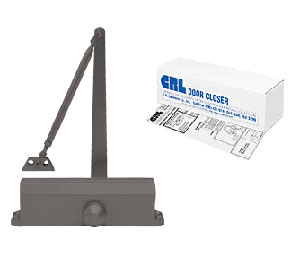 CRL PR40DU CRL Adjustable Spring Power Size 1 to 4 Surface Mount Door Closer - Dark Bronze
