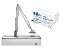 CRL PR54DAA  Delayed Action Adjustable Spring Power Size 2 to 5 Surface Mount Door Closer - Aluminum Finish