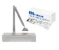 CRL PR76DAA CRL Delayed Action Adjustable Spring Power Size 2 to 6 Surface Mount Door Closer - Aluminum