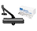 CRL PR82BFBLK CRL Barrier Free Adjustable Spring Power Size 1 to 4 Surface Mount Door Closer  - Black