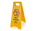 Palmer Fixture CS701  Caution Wet Floor Sign 2 - Sided