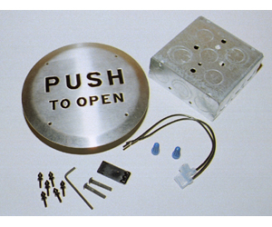 CURRAN CE-606-S-FM "Push-To-Open" Pushplate-Flush