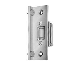DCI 4040 US26D Heavy Duty Adjustable Roller Latch with Stop - Satin Chrome Plated