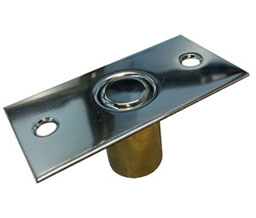 DCI 80 US32D Dust Proof Strike with Mounting Plate - Satin Stainless Steel