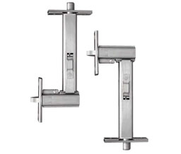 DCI 962 US4 Automatic Flush Bolts Set - Wood Doors - Satin Brass
