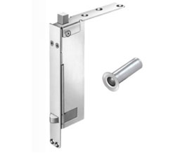 DCI 940-Finish/9BFB US26 Automatic Flush Bolt & Bottom Fire Bolt - Wood Doors - Polished Chrome Plated