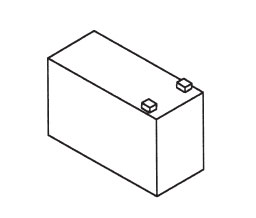 DCI CK-2 24 V Cable Kit for 2 Batteries used with PS17 & PSL17 & PSL30 Series Power Supplies