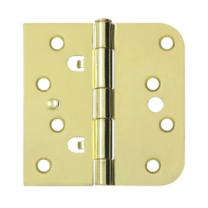 Deltana DE44058TT3 4"x 4"x 5/8"x SQ Hinge- Polished Brass