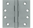 Deltana DSB4-RZ US26 - Polished Chrome 4x4in Hinge-Full Mortise-Residential Weight-Plain Bearing-Brass Base