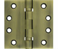 Deltana DSB4B US5 - Antique Brass 4x4in Hinge-Full Mortise-Standard Weight-Ball Bearing-Brass Base