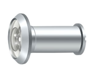Deltana 55211-US26-UL Solid Brass Door Viewer - UL Listed Polished Chrome Finish