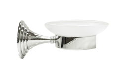 Deltana 98C2012 98C Classic Series Soap Dish with Oval Glass