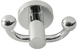 Deltana BBN2010 Nobe Series Solid Brass Double Robe Hook