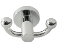 Deltana BBN2010 Nobe Series Solid Brass Double Robe Hook