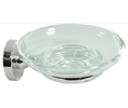 Deltana BBN2012 Nobe Series Solid Brass Soap Holder with Glass