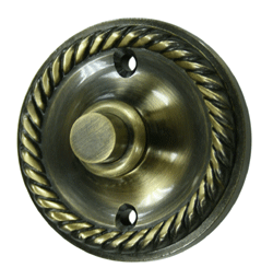 Deltana BBRR213 Solid Brass Bell Button