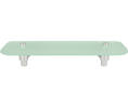 Deltana BBS1575 Sobe Series 15-3/4" Shampoo Shelf with Glass