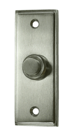 Deltana BBS333 US26 Polished Chrome Solid Brass Bell Button