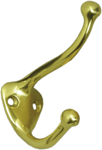 Deltana CAHH3 Solid Brass Coat & Hat Hook