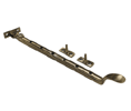 Deltana CSA13 Solid Brass 13" Colonial Casement Stay Adjuster