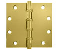 Deltana CSB55BB 5x5in Hinge-Full Mortise-Standard Weight-Ball Bearing-Brass Base-Lifetime Finish