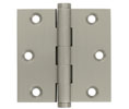 Deltana DSB3 3x3in Hinge-Full Mortise-Standard Weight-Plain Bearing-Brass Base