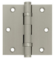 Deltana DSB35B 3.5x3.5in Hinge-Full Mortise-Standard Weight-Ball Bearing-Brass Base