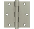 Deltana DSB35-R 3.5x3.5in Hinge-Full Mortise-Residential Weight-Plain Bearing-Brass Base