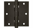 Deltana DSB35B US10B Oil Rubbed Bronze 3.5x3.5in Hinge-Full Mortise-Standard Weight-Ball Bearing-Brass Base